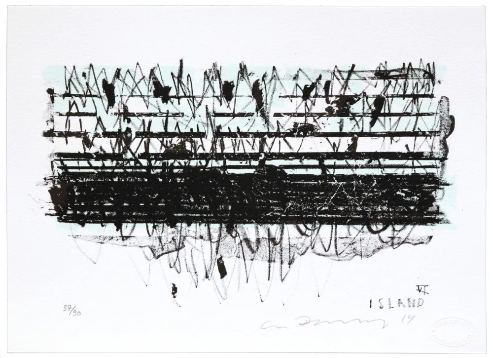 Litografía Denning - Islande VI