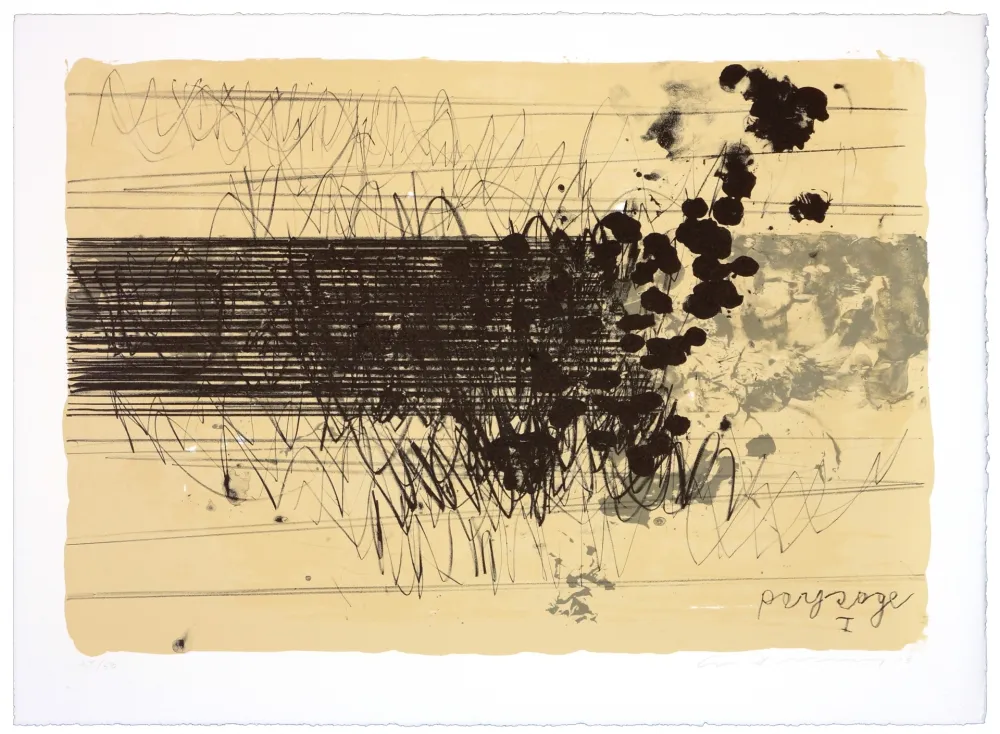 Litografía Denning - Paysage I