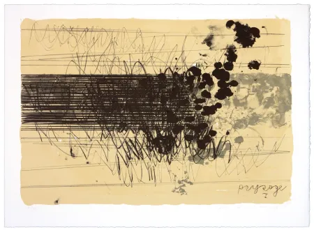 Litografía Denning - Paysage I