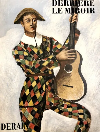 Litografía Derain - Arlequin à la guitare