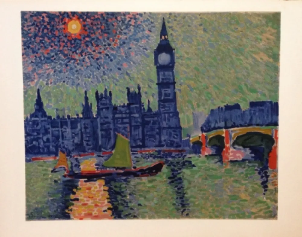 Litografía Derain - Big Ben