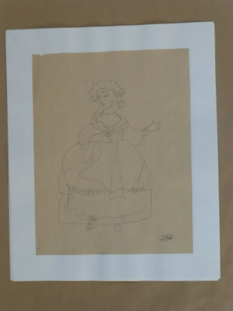 Sin Técnico Derain - Femme à la robe 