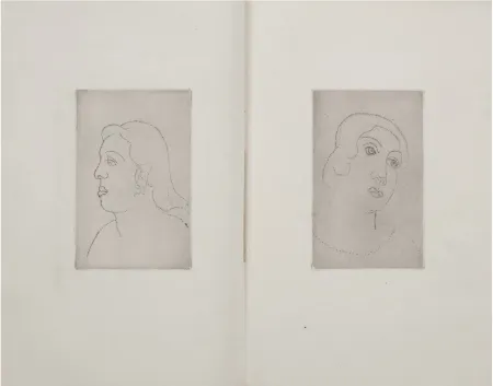 Libro Ilustrado Derain - Georges Gabory : LA CASSETTE DE PLOMB. Deux gravures originales et inédites par André Derain (1920)