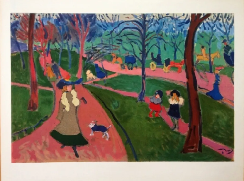 Litografía Derain - Hyde Park