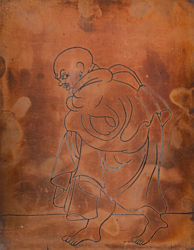 Grabado Derain - Le conspirateur 