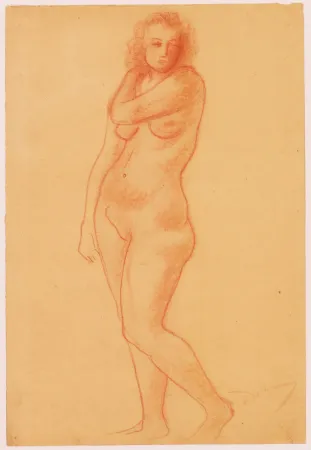 Sin Técnico Derain - Ohne Titel (Nu debout/Femme nue).