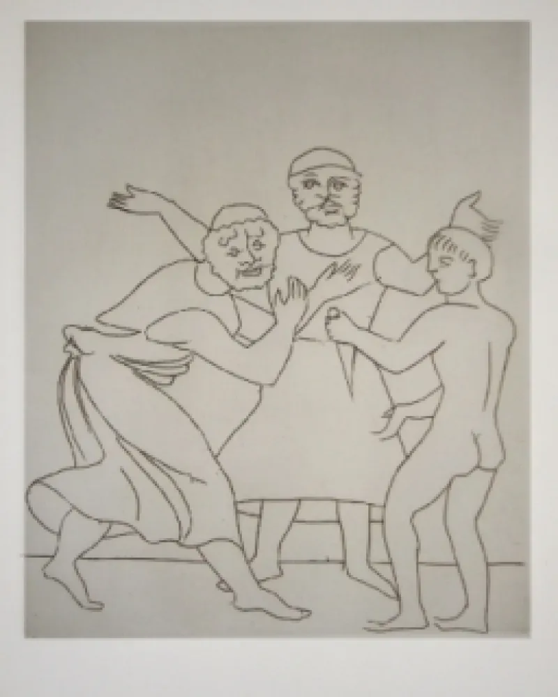 Grabado Derain - Satyricon 19