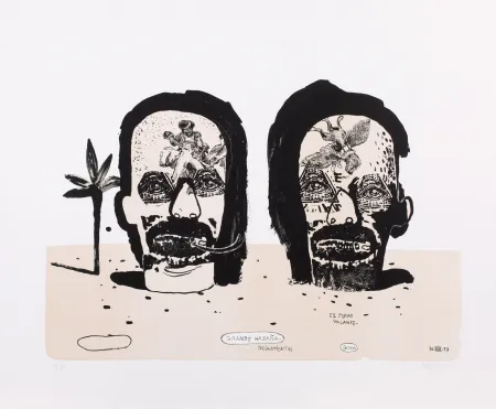 Litografía Deroubaix - Graveurs