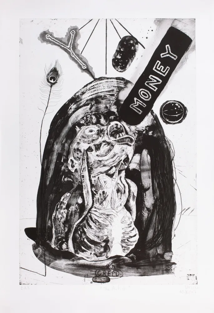 Grabado Deroubaix - The Artist