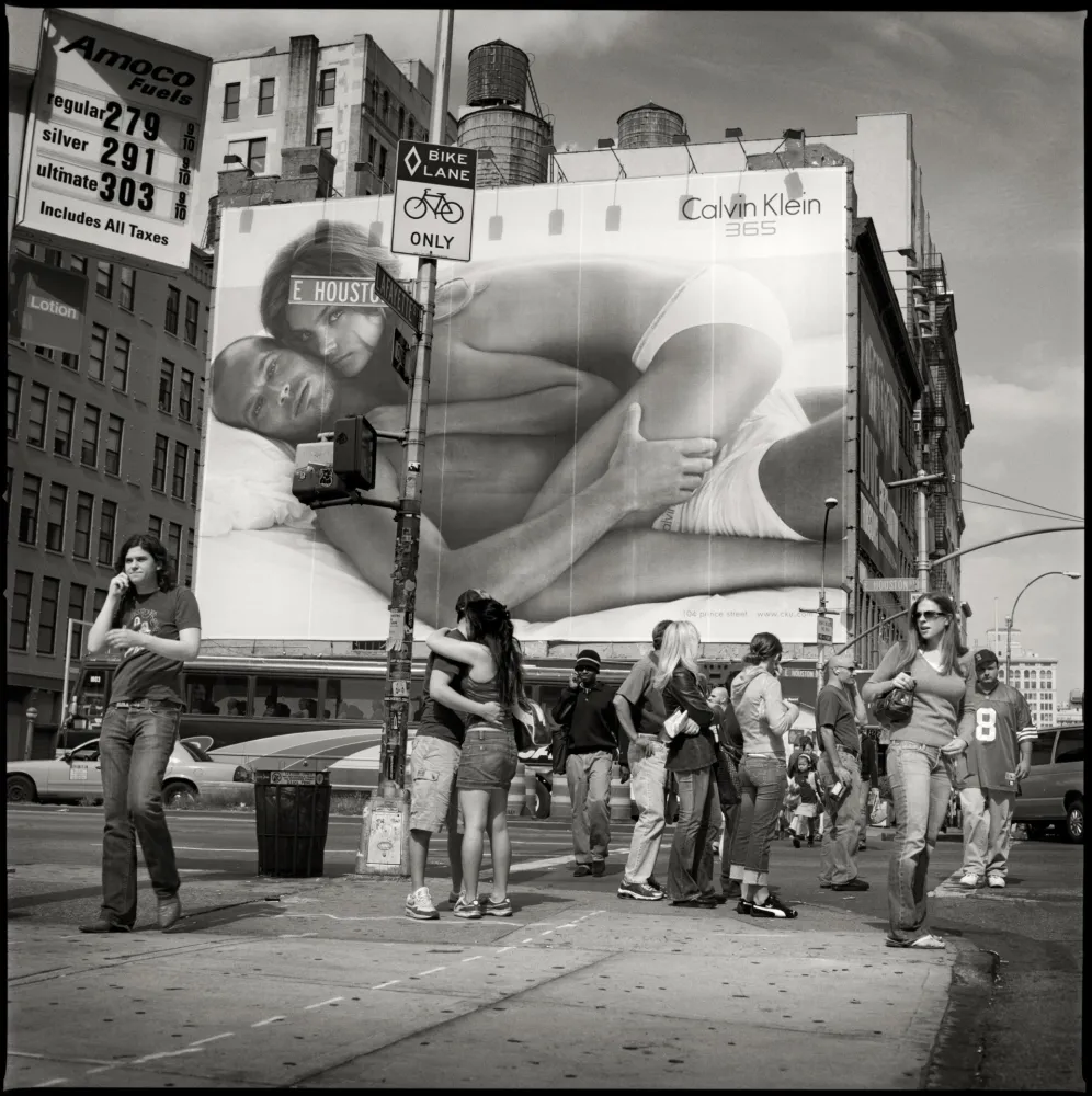 Fotografía Deruytter - Billboards, NY: Houston & Lafayette Streets (CK 40)