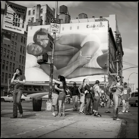 Fotografía Deruytter - Billboards, NY: Houston & Lafayette Streets (CK 40)