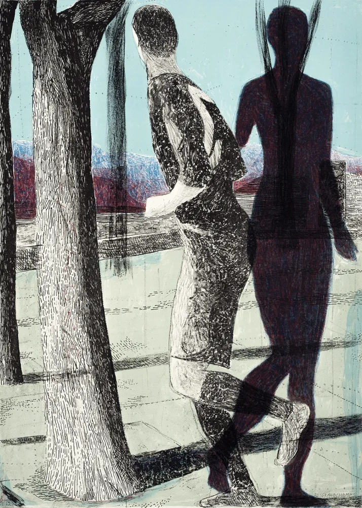 Litografía Desgrandchamps - Latona 2