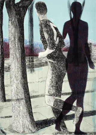 Litografía Desgrandchamps - Latona 2