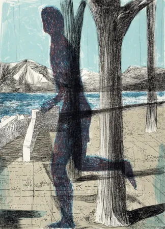 Litografía Desgrandchamps - Latona 3