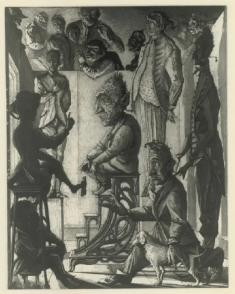 Aguafuerte Y Aguatinta Desmazières - Petit Controverse sans Importance