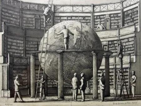 Aguafuerte Y Aguatinta Desmazières - Theatre de Geographie