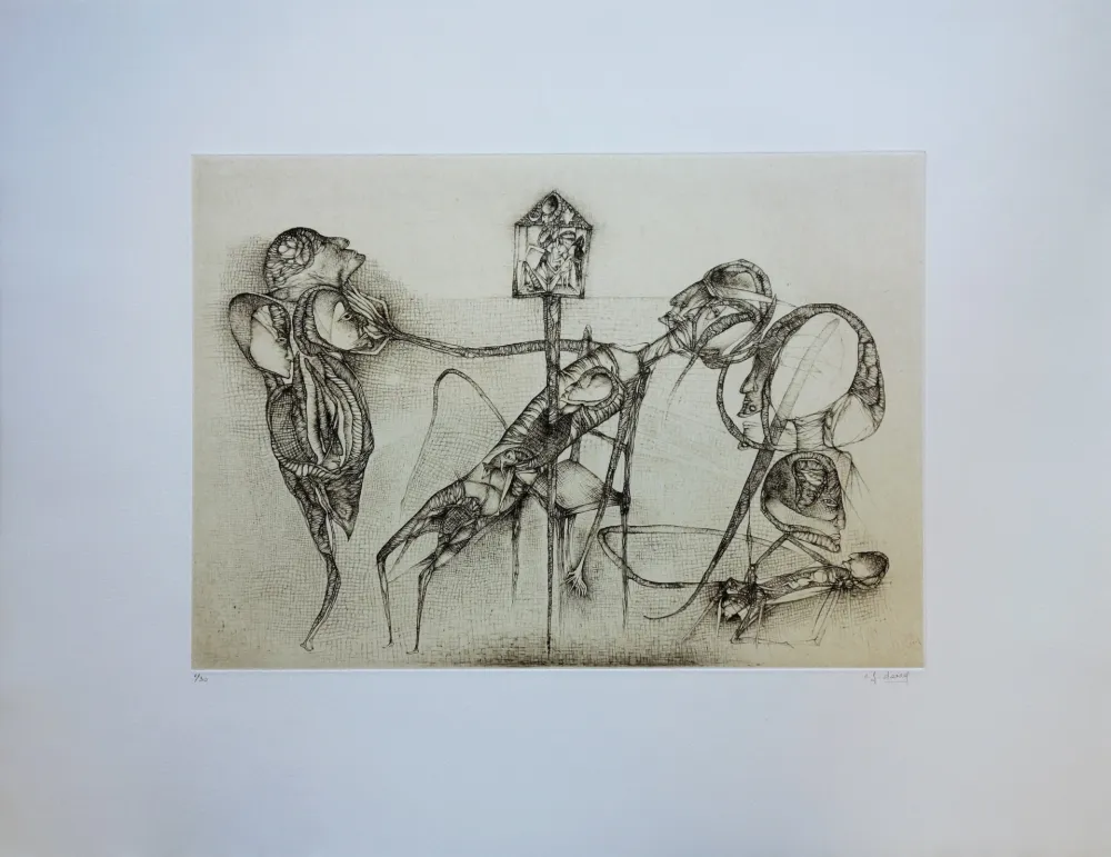 Grabado Deux - Le reliquaire lituanien