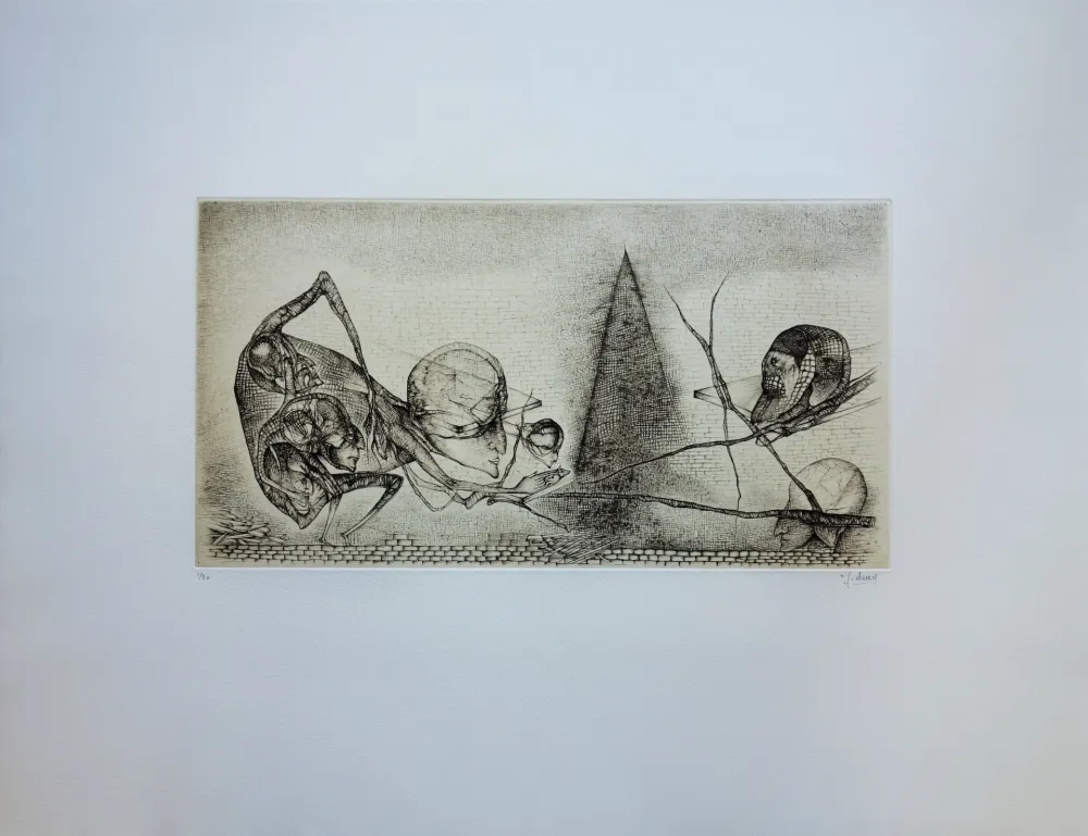 Grabado Deux - Les croyants