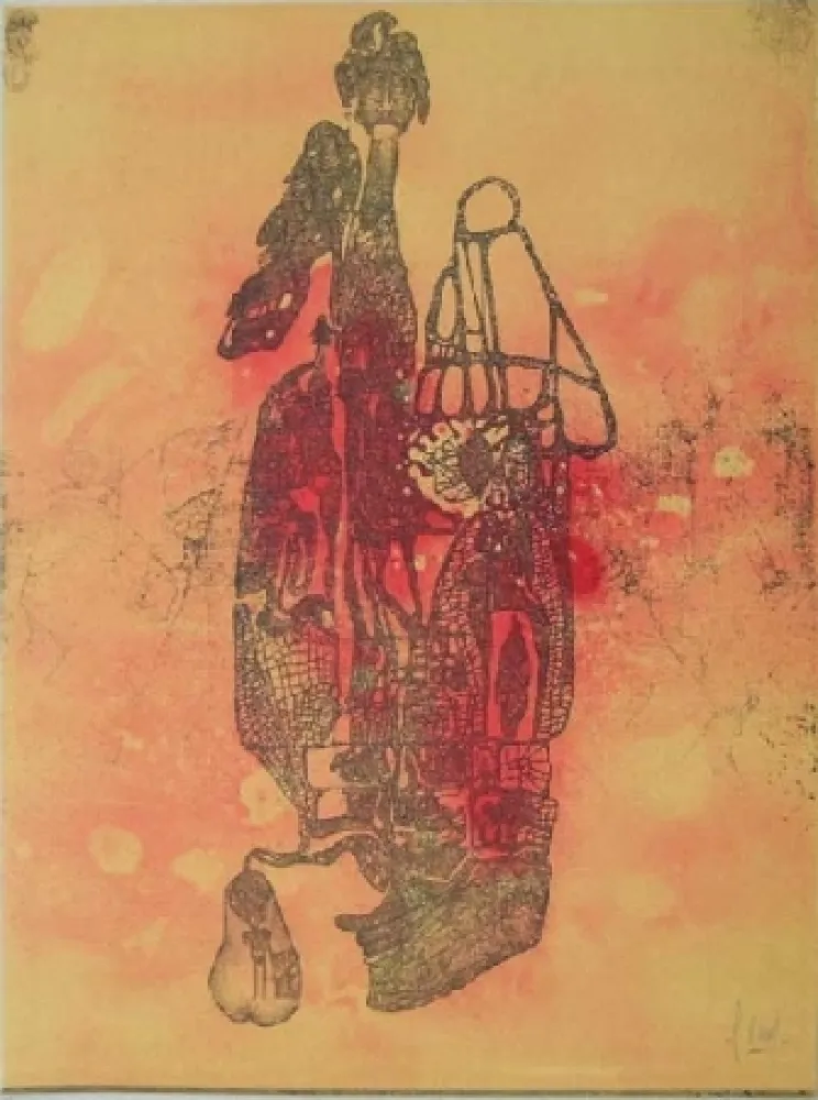 Litografía Deux - Sans titre