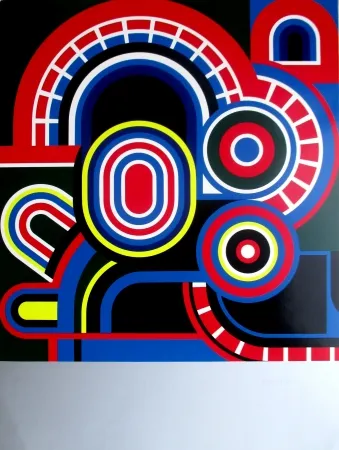 Serigrafía Dewasne - Composition I