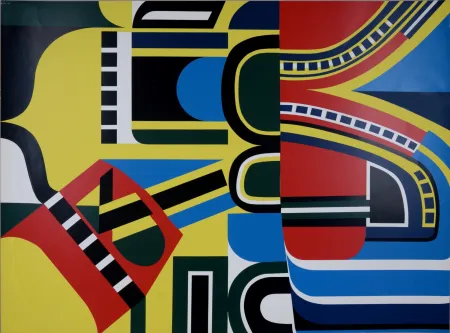 Serigrafía Dewasne - Composition III, 1969