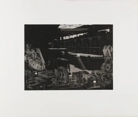 Aguafuerte Deyrail - Usine