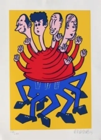 Serigrafía Di Rosa - Enfance