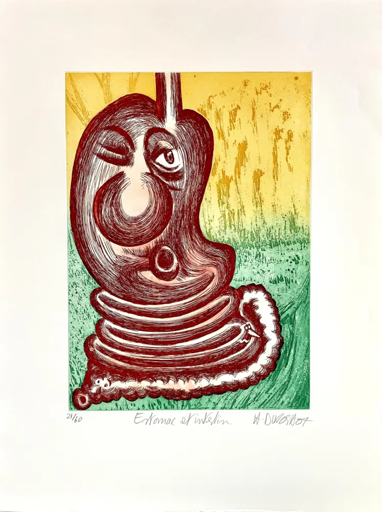 Aguafuerte Di Rosa - Estomac et Intestin