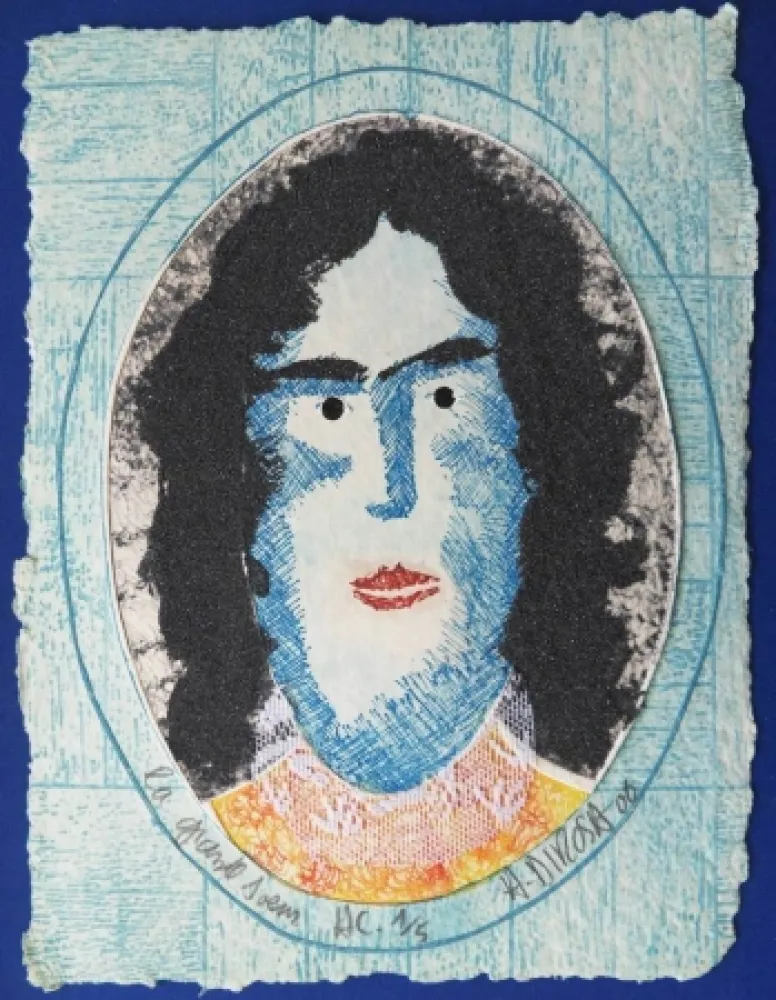 Grabado Di Rosa - La grande soeur