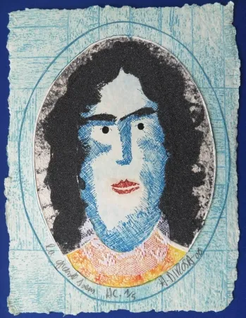 Grabado Di Rosa - La grande soeur