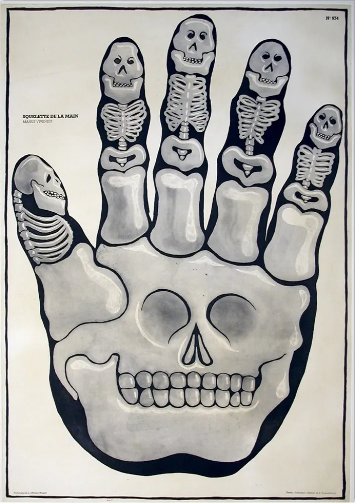 Grabado Di Rosa - La main