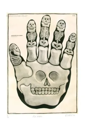 Grabado Di Rosa - La main