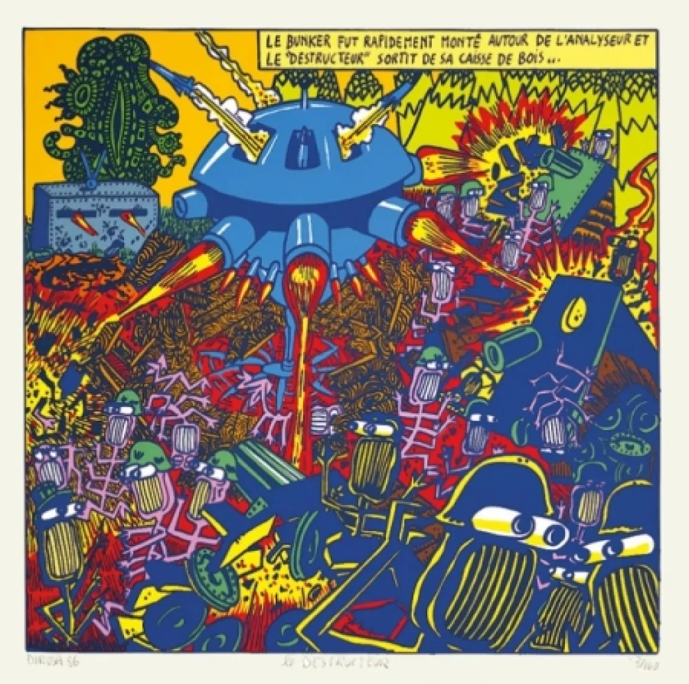 Serigrafía Di Rosa - Le destructeur