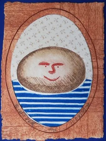 Grabado Di Rosa - Le petit frère