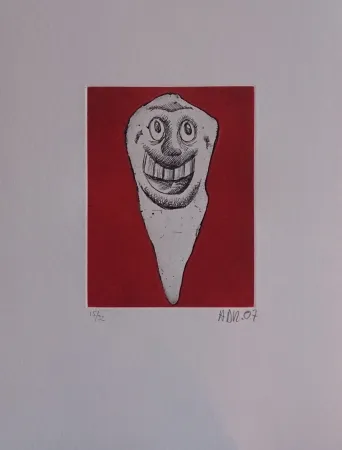 Grabado Di Rosa - Les 32 dents