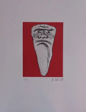 Grabado Di Rosa - Les 32 dents