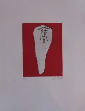 Grabado Di Rosa - Les 32 dents