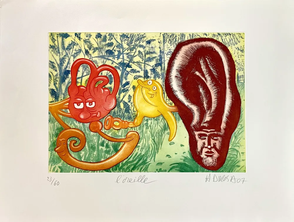 Aguafuerte Di Rosa - L'oreille