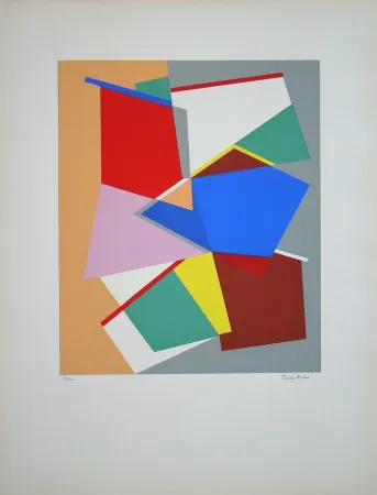 Serigrafía Dias - Sans titre