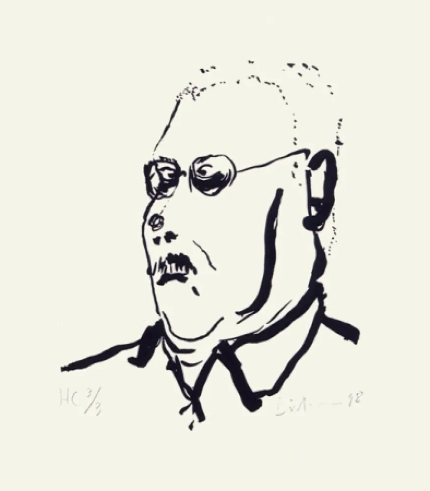 Serigrafía Dietman - Autoportrait No. 1