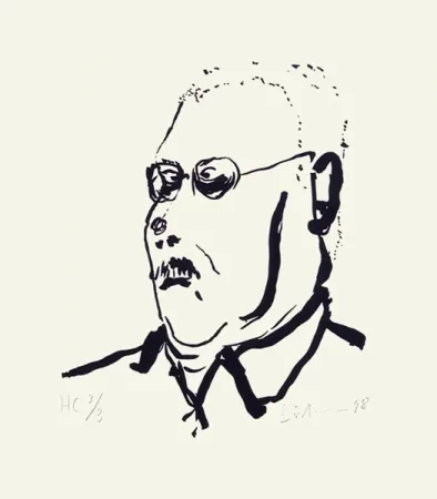 Serigrafía Dietman - Autoportrait No. 1