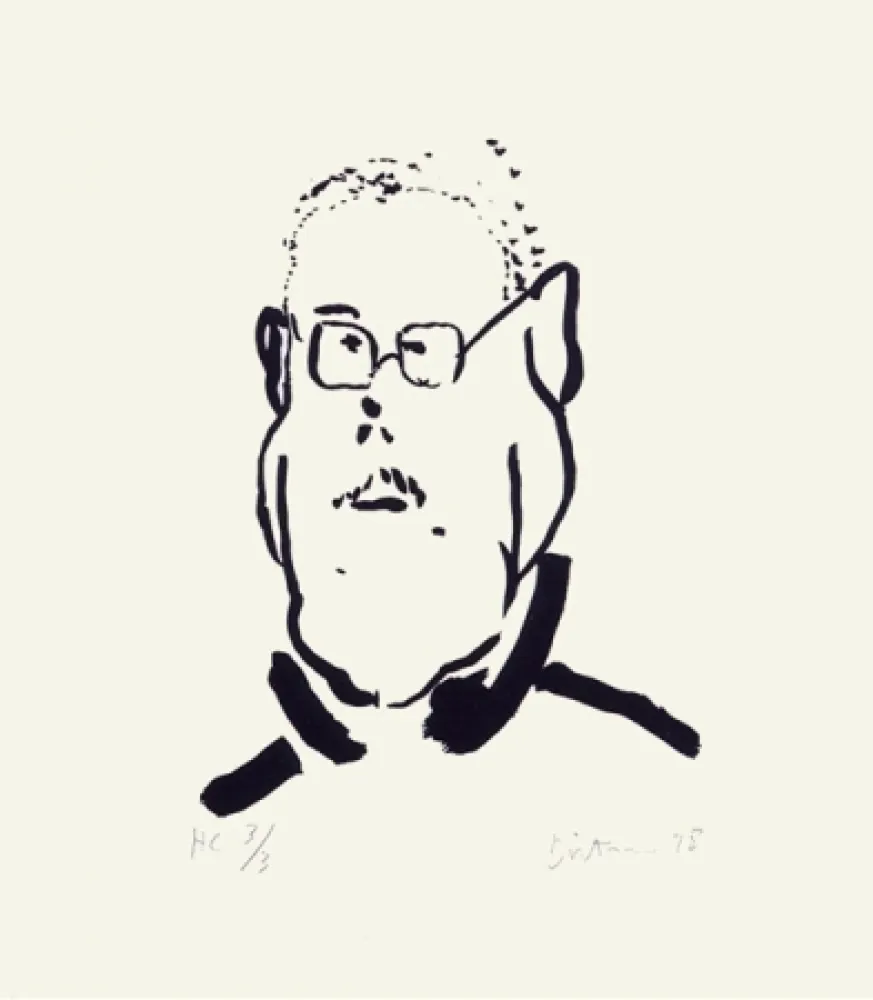 Serigrafía Dietman - Autoportrait No. 2