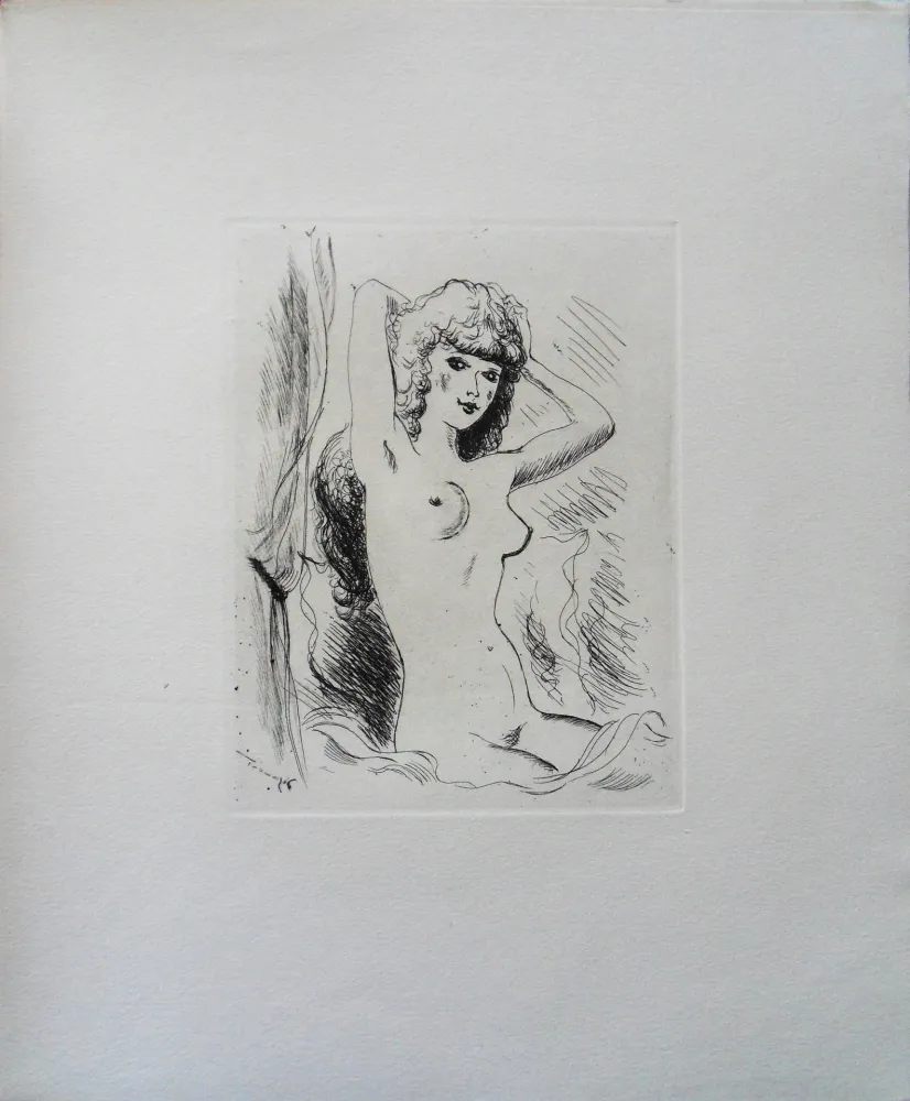 Grabado Dignimont - La belle de Pigalle