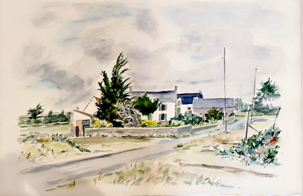 Litografía Dignimont - La Trinité-sur-Mer