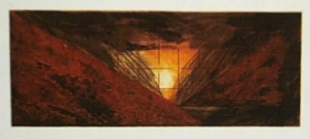 Aguafuerte Y Aguatinta Dill - Aerial Landscape 1