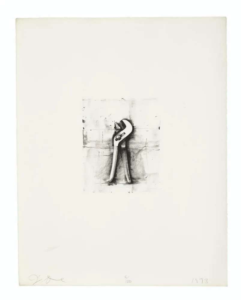 Litografía Dine - Adjustable Wrench