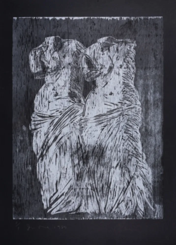 Grabado En Madera Dine - Double Venus Woodcut II