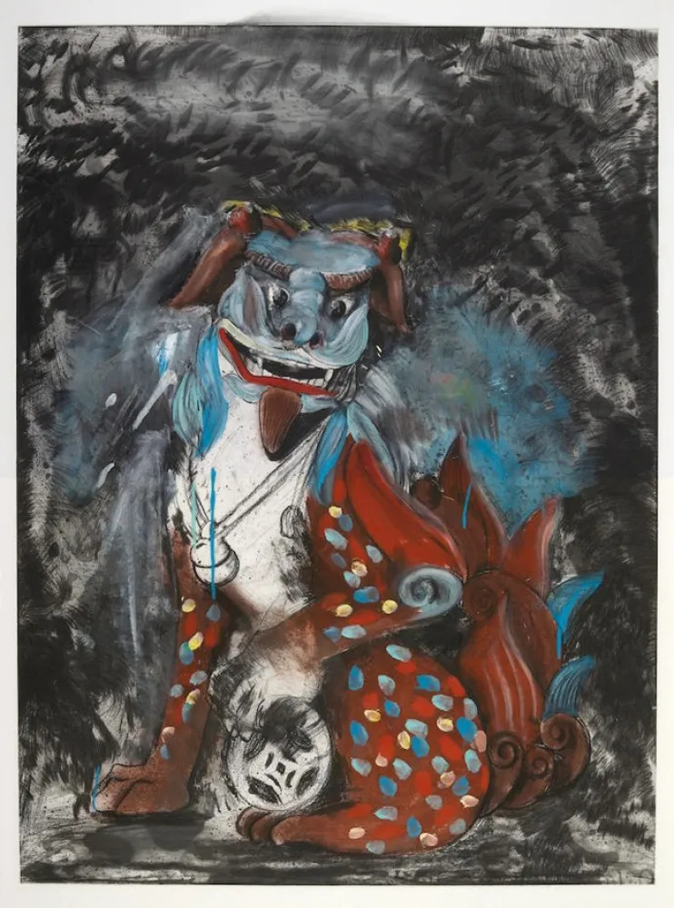 Grabado Dine - Fo dog in hell