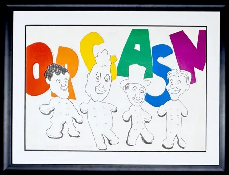 Litografía Dine - Orgasm