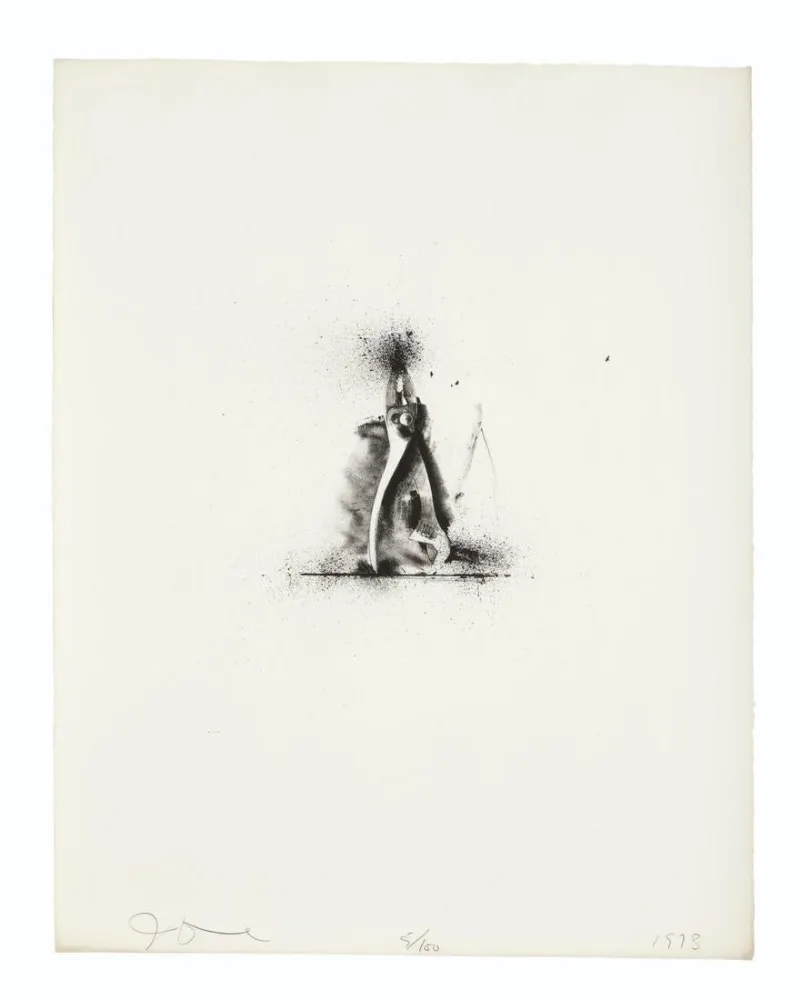 Litografía Dine - Pliers and Adjustable Wrench